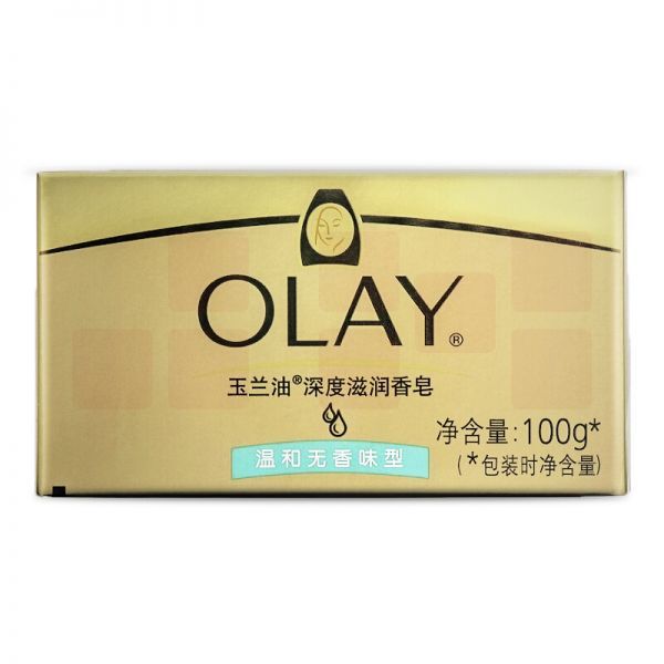 玉兰油深度滋润香皂100g 无香温和型