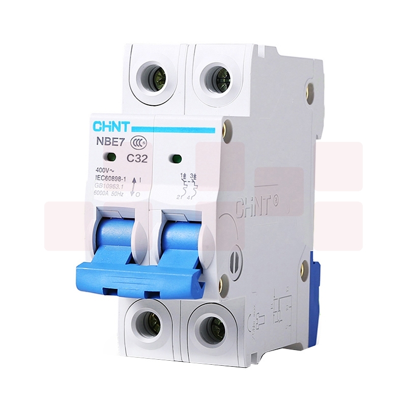 正泰（CHNT） 2P-C32A 家用空气开关 过载空气开关   2P 32A