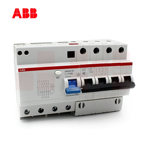 ABB 剩余电流动作断路器 GSH204 -D63