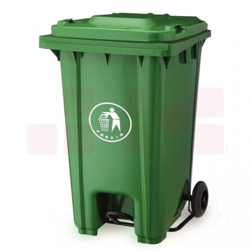 巨联 大垃圾桶带脚踏带轮 240升   SYB-240