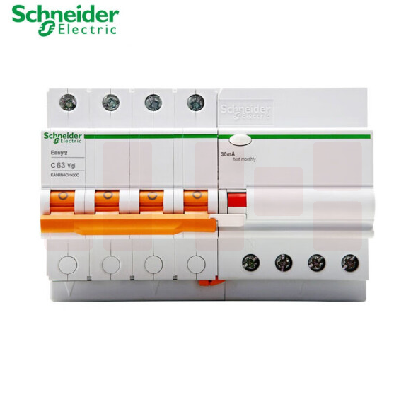 施耐德（Schneider） 漏电保护断路器 家用总闸带漏保 4P 40A   货号：JC