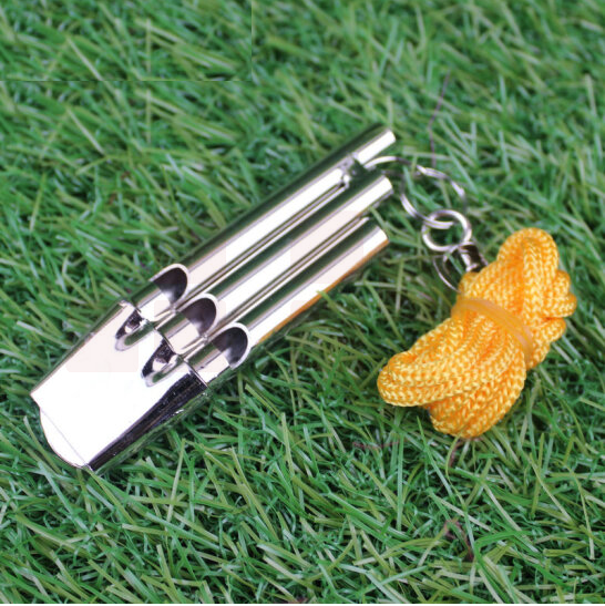 蝴蝶牌  不锈钢口哨 金属口哨 比赛教练裁判哨子 三音口哨  货号：ZF