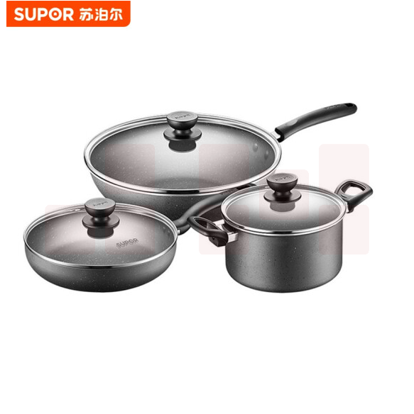 苏泊尔 星星石健康不粘豪华三件套（电磁炉通用）