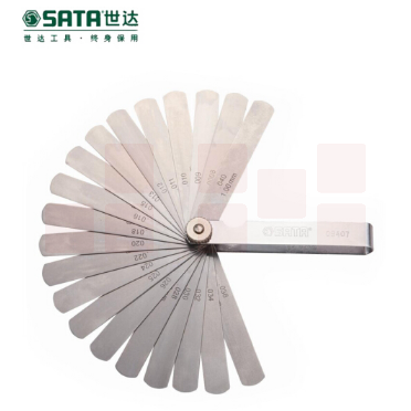 世达（SATA）32件套公英制塞尺0.02-1.00MM货号09407