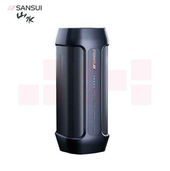 山水 SANSUI D28 无线蓝牙音箱 低音炮  便携式家用小音响 黑色