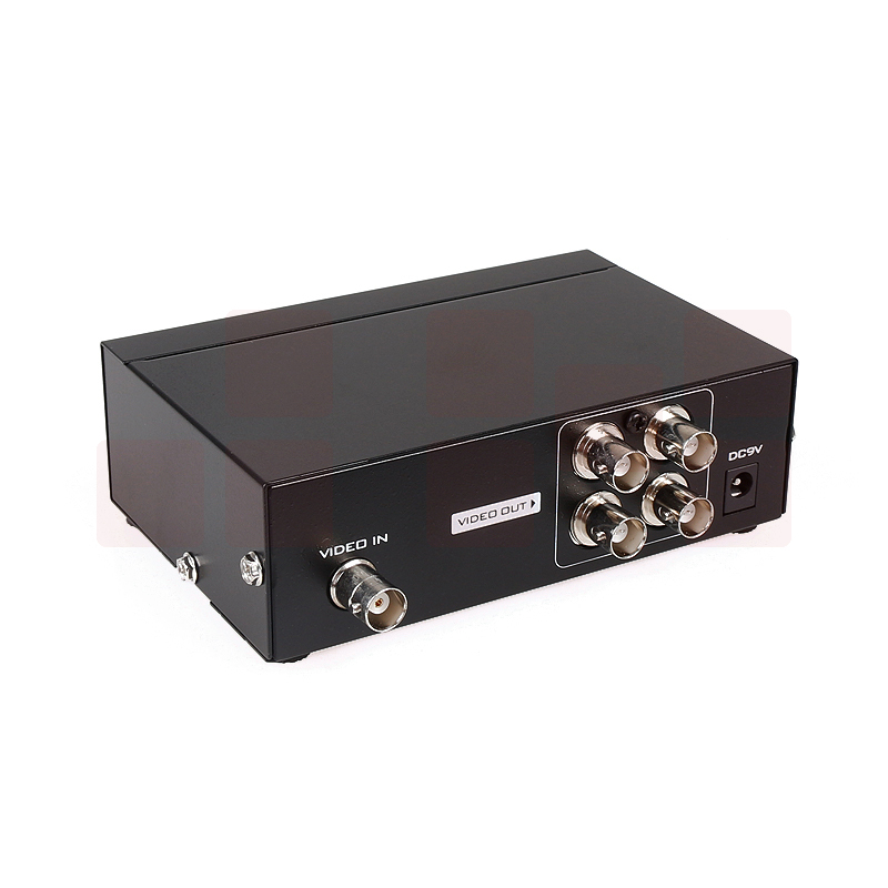 迈拓维矩 MT-104BC 4口 BNC分配器 1进4出 视频一分四监控 清晰