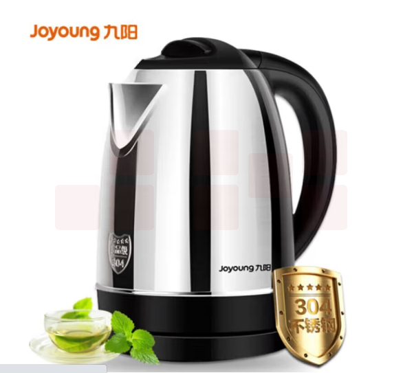 九阳电水壶家用1.7L不锈钢开水煲 JYK-17C10