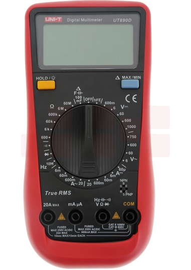 优利（UNI-T)  德数显式万用表  UT890D