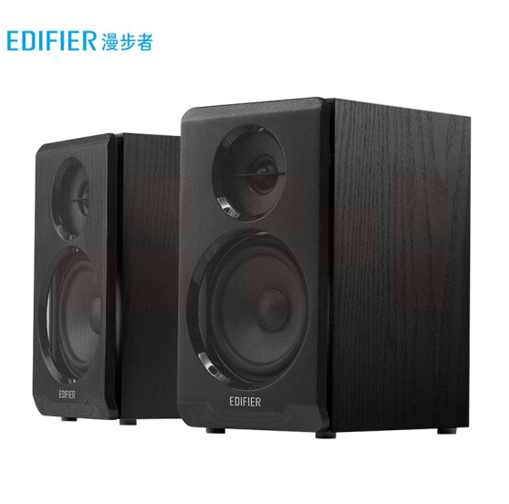 漫步者（EDIFIER）R33BT 2.0声道 木质多媒体音响音箱 笔记本电脑音响 蓝牙音箱 黑色