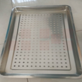 巨联（JULIAN）不锈钢漏眼蒸盘   60*40*4.8cm