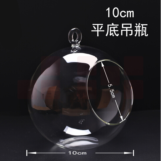 微景观生态瓶  平底吊瓶 收纳瓶  直径10cm