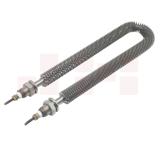 缠绕翅片U型加热管  220V 2KW