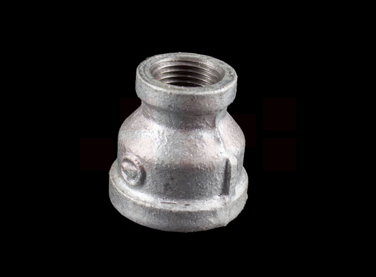 赣玛（GANMA）热镀锌玛钢管件镀锌管件大小头异径管管古50*15   60个/包