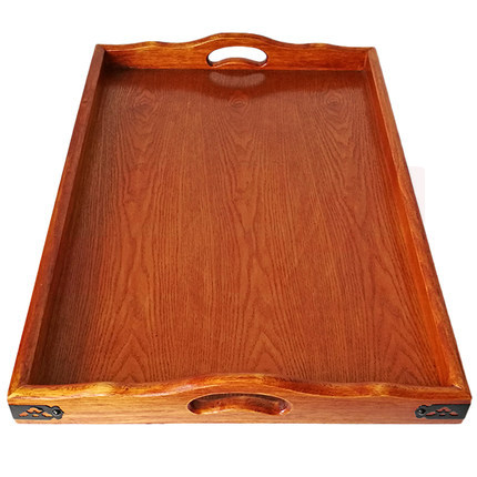  实木烤全羊 托盘长方形托盘 茶色 70*50cm