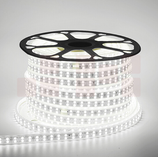  LED灯带5730-80D 白光 双斜排7W100米/盘（需另拍电源插头）