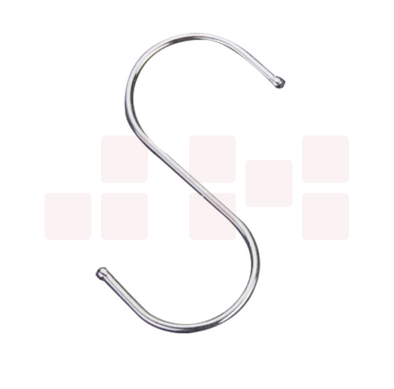 S型带磁不锈钢挂钩  4个/包  货号：ZF