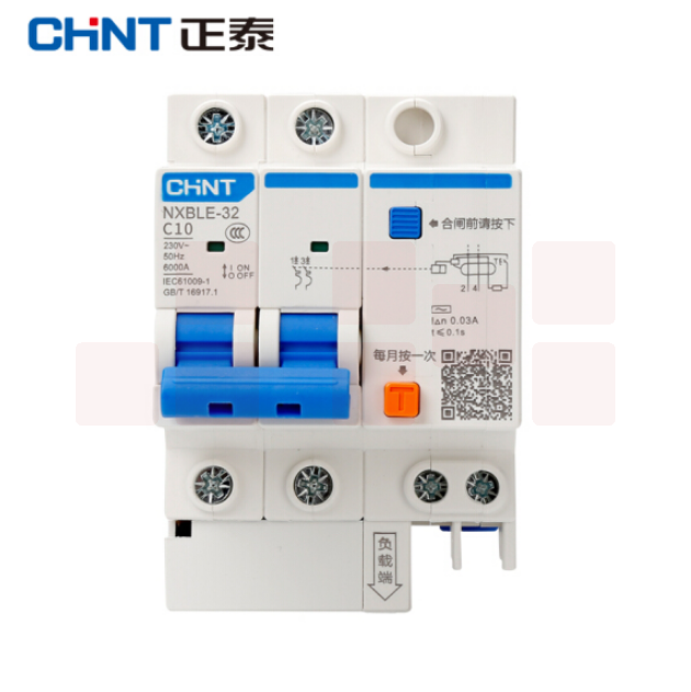 正泰 NXBLE-32-2P-10A 小型漏电保护断路器 漏保空气开关