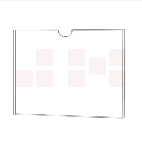  A3亚克力透明方卡槽  含设计内页  货号：JC