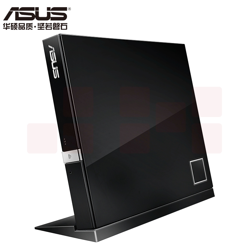 华硕(ASUS) 6倍速 USB2.0 外置蓝光 光驱刻录机 黑色(兼容苹果系统/SBW-06D2X-U)