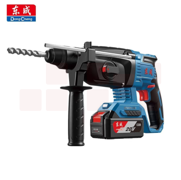 东成20V锂电电锤DCZC04-24E充电工业级无刷冲击钻电镐电钻三用