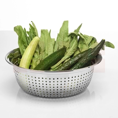 不锈钢大漏盆洗菜盆 60cm*18cm 齐全滤水洗水果盆洗菜篮沥水盆