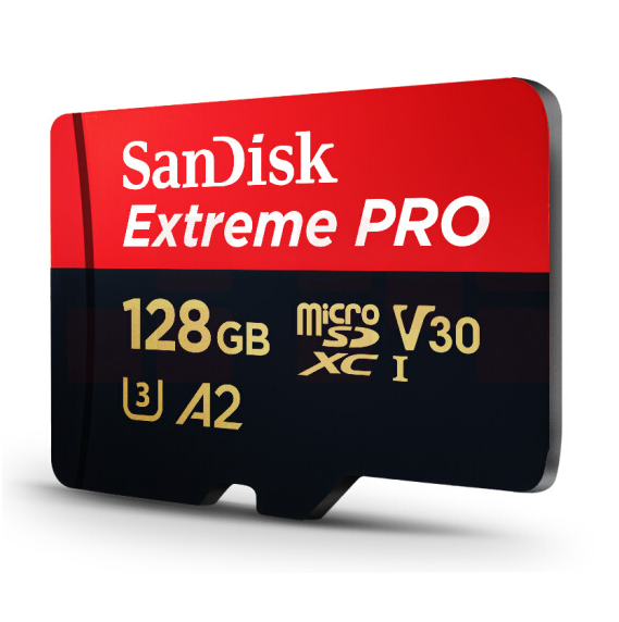 闪迪 128GB TF（MicroSD）存储卡U3 C10 V30 A2 4K 至尊超极速移动版内存卡 SDSQXCY-128G-ZN6MA 读速200MB/s