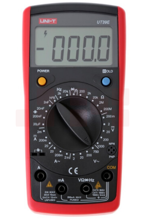 优利德（UNI-T）数字万用表高精度数显表万能表多用表 UT39E