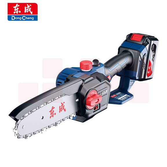 东成  充电式电链锯 DCML20081B  8寸 20V 4.0Ah*2