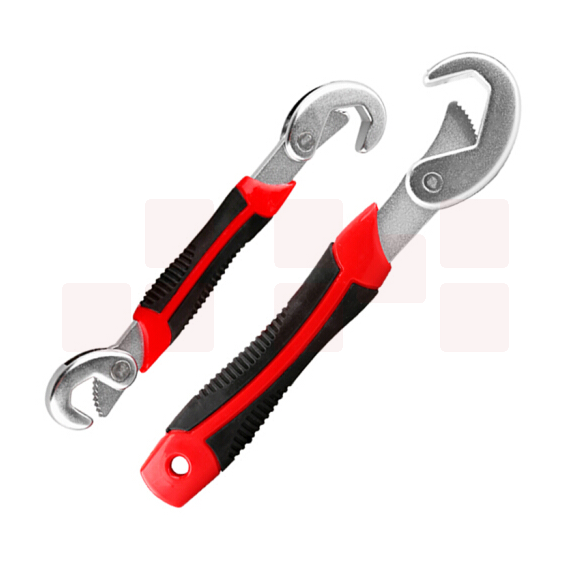 多功能扳手万能扳手两件套   胶柄 9-32mm