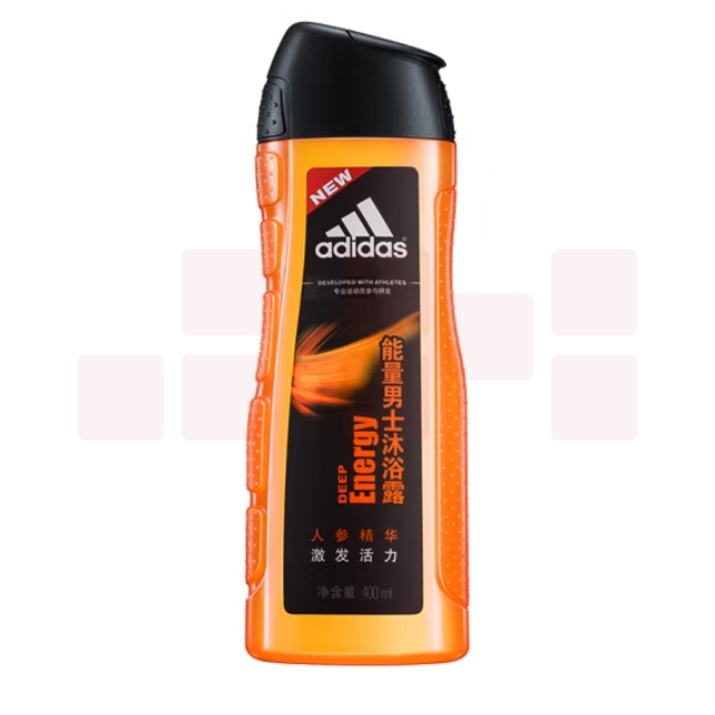 阿迪达斯 沐浴露400ml男士能量沐浴液 清凉舒爽长久留香