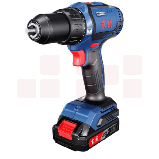 东成 DCJZ05-13E 20V无刷双速 起子冲击电钻4.0Ah 双电池 充电式手电钻充电钻电动螺丝刀