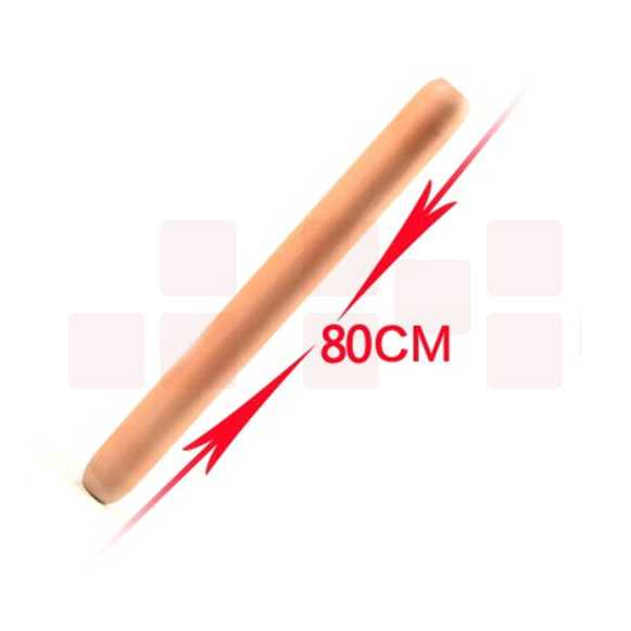 擀面杖大号  家用饺子皮压面棒 长80cm