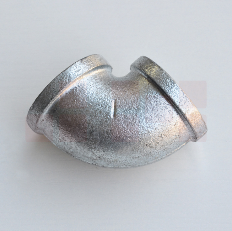 赣玛（GANMA）玛钢管件90度镀锌弯头