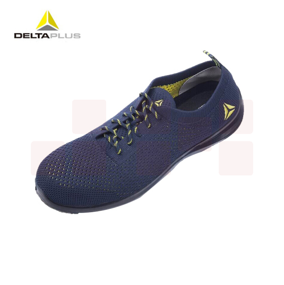 代尔塔 301228 透气双层飞织防砸防刺穿安全鞋