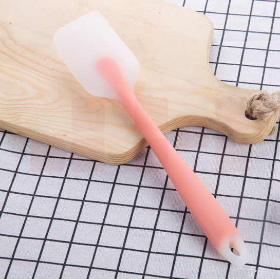  硅胶蛋糕刮刀 奶油搅拌刀 橙色   货号：TX