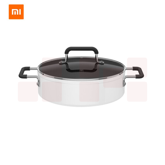 米家 小米知吾煮汤锅4L 食品级不黏涂层 耐腐蚀易清洗 26cm大口径