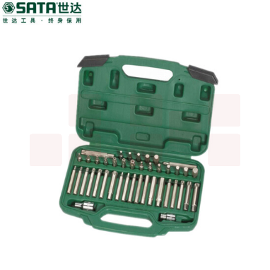 世达（SATA）42件8MM系列旋具头组套货号09327
