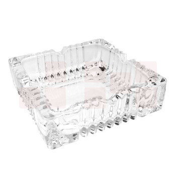 烟灰缸  方形玻璃 烟缸  烟灰缸 约15cm