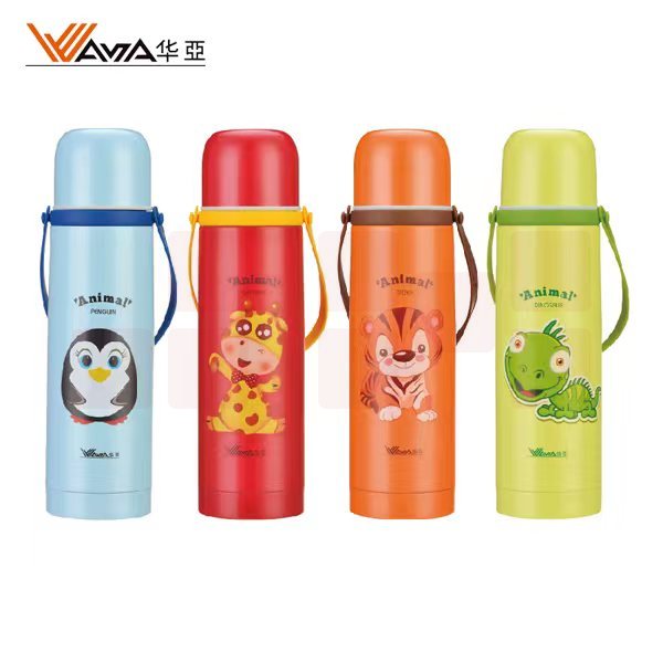 华亚 儿童保温杯 卡通款  颜色随机  500ml