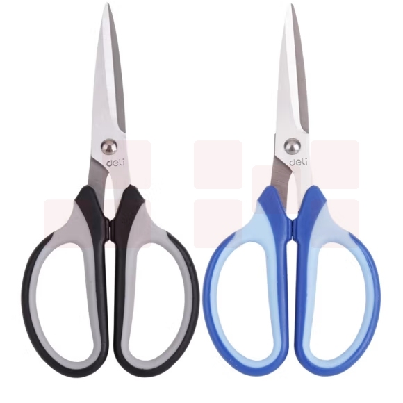 得力 6018 剪刀 154mm办公剪刀 (单位:把) 混色