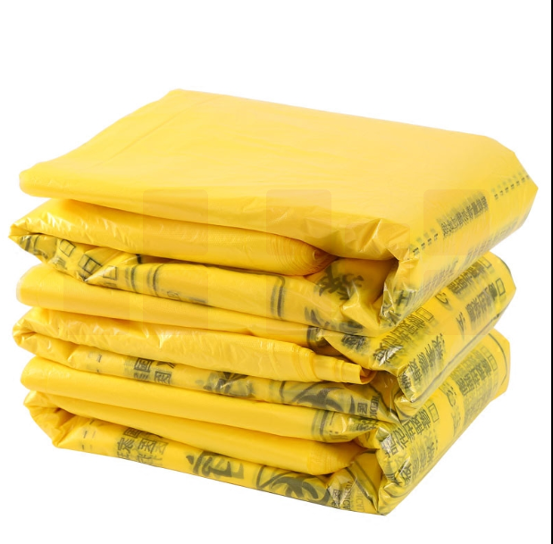 黄色垃圾袋垃圾袋大号加厚  80*90cm50个
