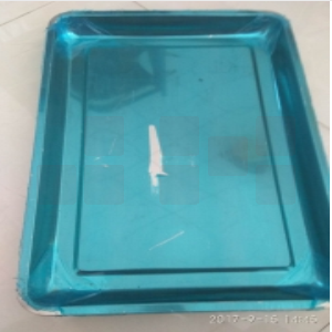 巨联（JULIAN）不锈钢蒸盘米饭盘  60*40*4.8cm