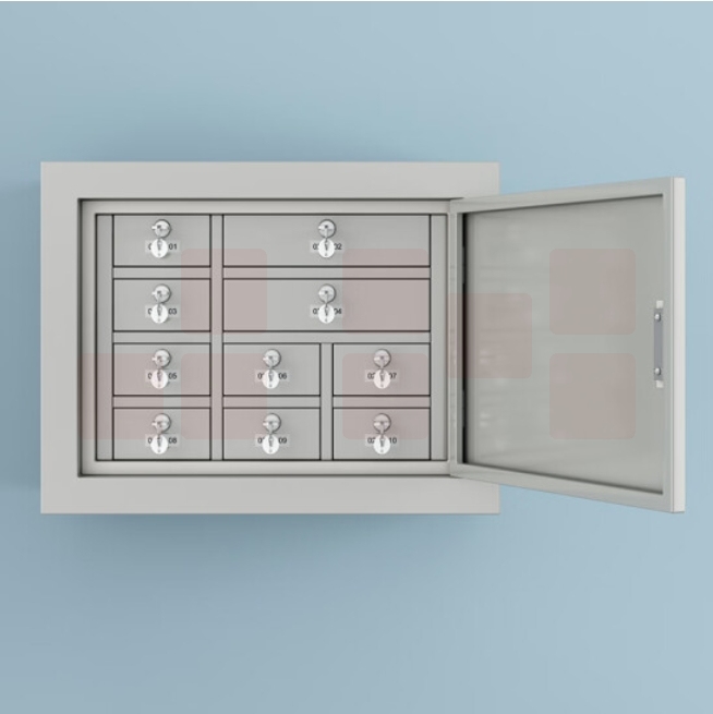 手机信号屏蔽柜会议考场手机保存箱10格 540*241*400mm