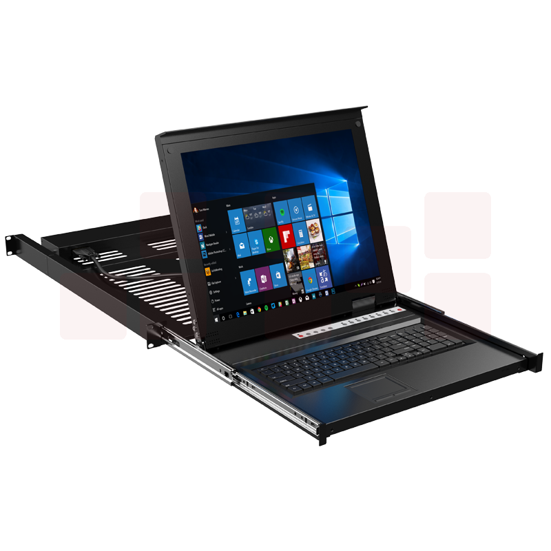 迈拓维矩MT-1708UL kvm切换器8口usb自动lcd17英寸多电脑切换8进1出