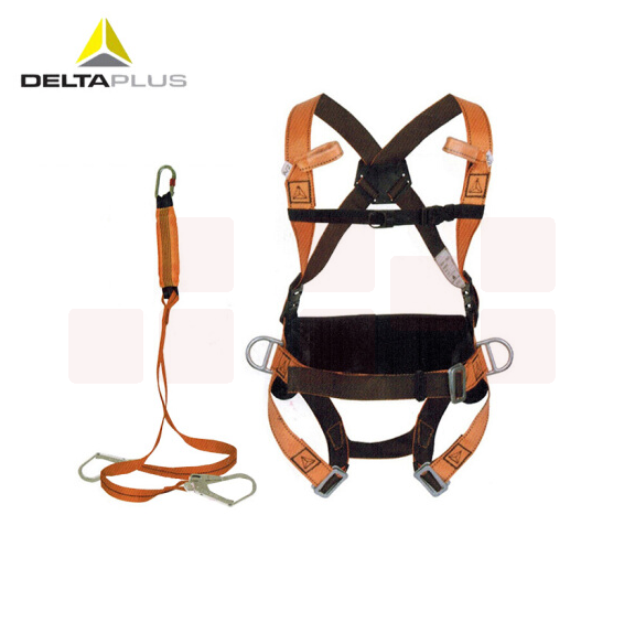 代尔塔 506102 舒适型防坠套装安全带套装高空作业套装