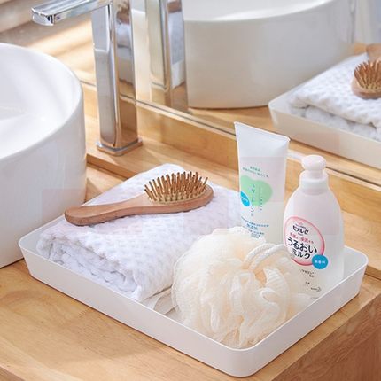 欧式长方形托盘  中号塑料盘  厨房收纳盘茶盘  货号：JC