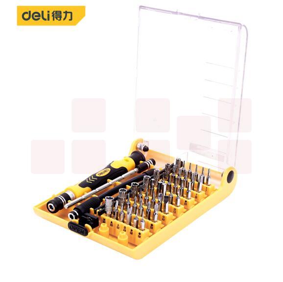 得力(deli)  DL1045D多功能精密电子螺丝批组套45件苹果手机螺丝刀套装