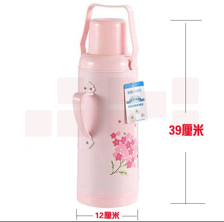 茶花（CHAHUA）保温瓶家用暖水瓶暖壶迷你玻璃内胆热水瓶学生暖瓶开水瓶塑料