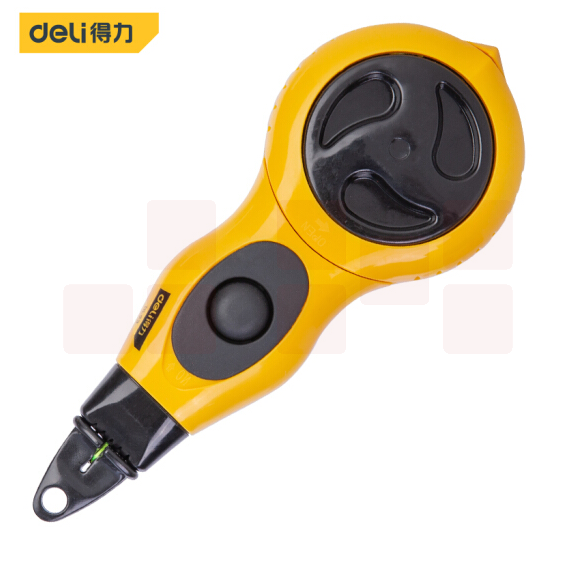 得力(deli) 便携式墨斗木工弹线器自动回线不漏墨15米 DL23