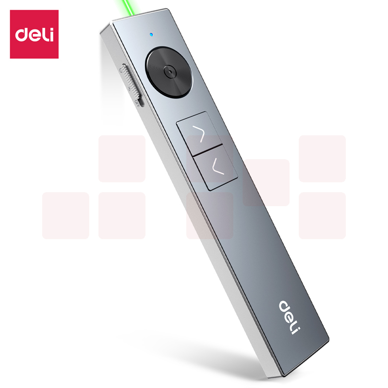 得力50682G数码翻页笔激光翻页笔 Spotlight聚光灯LED液晶显示数码光点